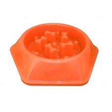 12134 - 60976-COMEDOURO COMILAO 600ML-LARANJA