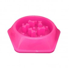 12135 - 60977-COMEDOURO COMILAO 600ML-ROSA